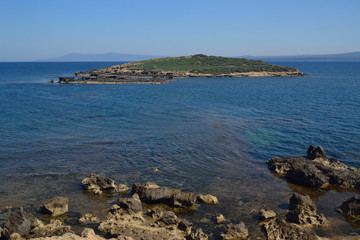 La costa di Su Pallosu