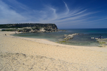 La spiaggia di Sa Mesa Longa