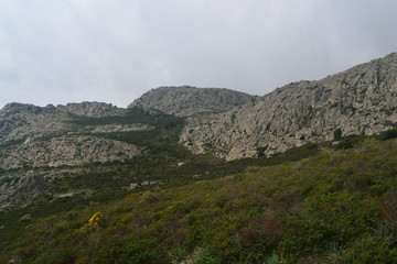 Fototapeta na wymiar Vista del Monte Tratzalis