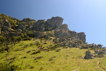 Fototapeta na wymiar Vista del Monte Arcuentu