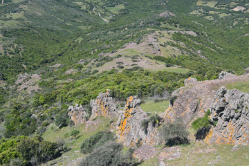 Fototapeta premium Vista del Monte Arcuentu