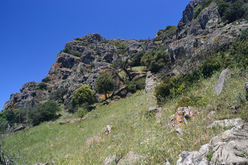 Fototapeta na wymiar Vista del Monte Arcuentu