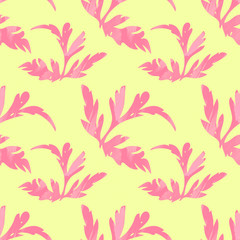 Leaves seamless pattern 1