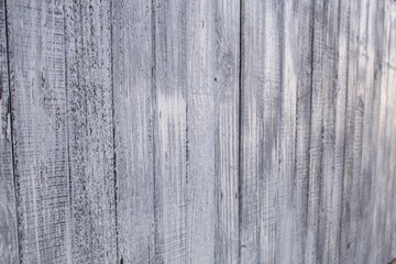 Fototapeta premium Background texture of old white painted wooden lining boards wall