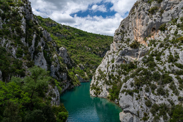 Verdon Gorge river beautiful view