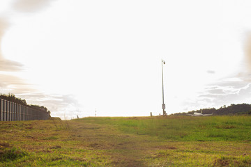 Prison imprisonment background, of war in prisons, barbed wire, Phuket, Thailand