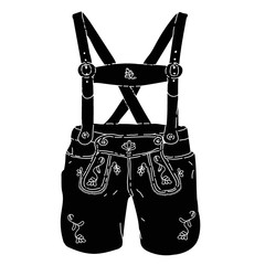 lederhose silhouette