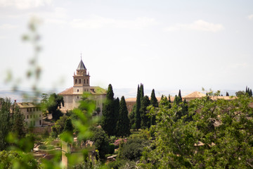 Fototapeta na wymiar Alhambra, Granada, Andalucía, España