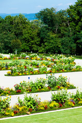 baroque garden of Hof Palace, Lower Austria, Austria