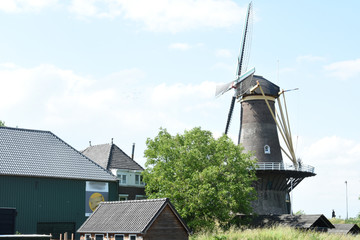 dutch windmill in the city of Gorinchem