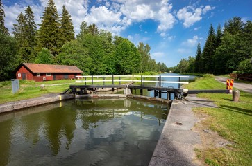 Schleuse im G&ouml;takanal, Schweden