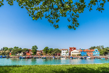 Obraz premium The view from the Park on the island of Burano