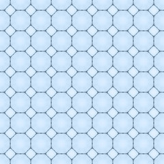 Pale blue tile geometric mosaic detailed seamless textured pattern background