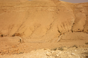 Wyschnięte koryto rzeki w Jordanii