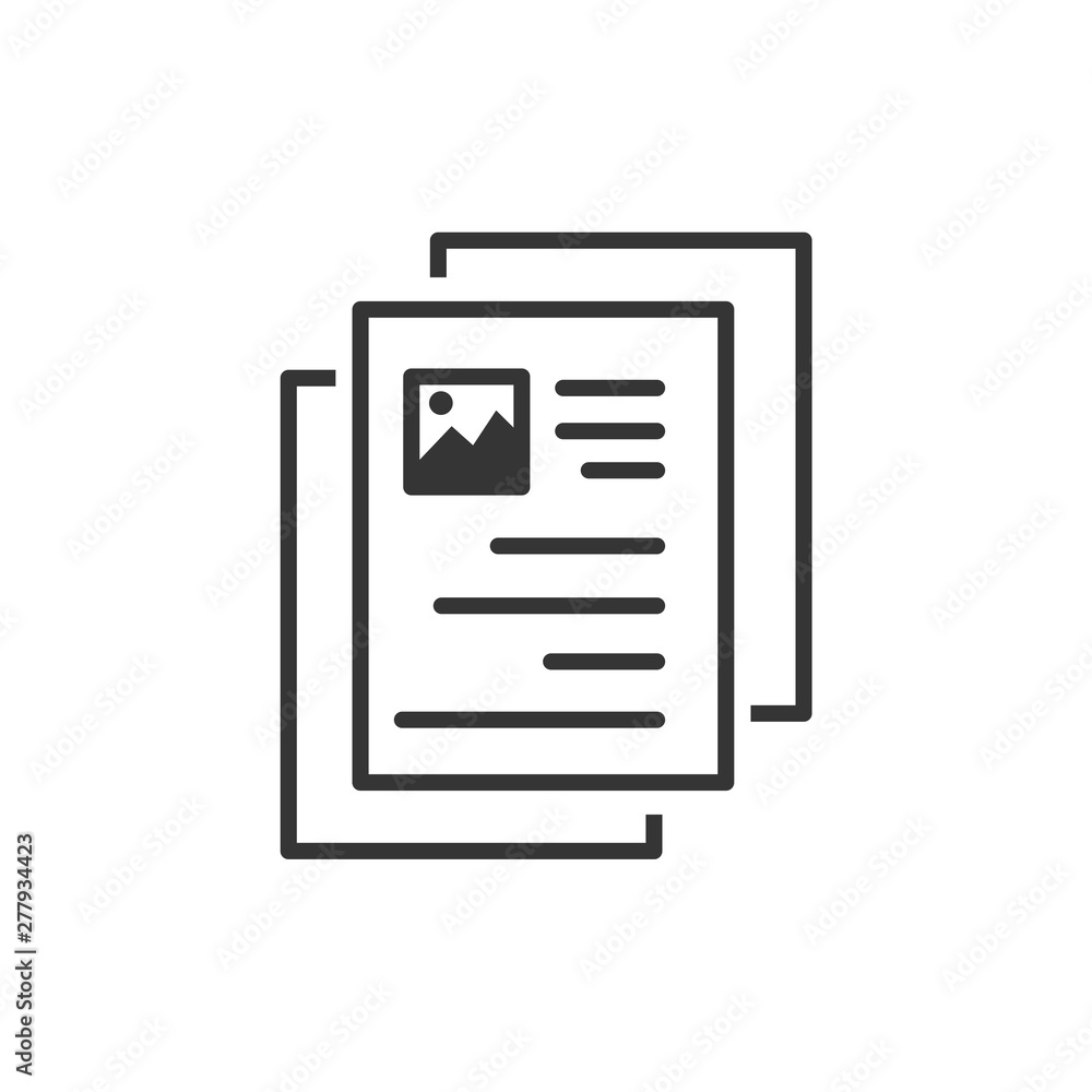 Aufkleber document like auditing. scrutiny, annual verification, info. flat style quality sign or success prov