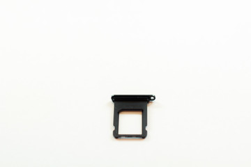 The SIM tray is used by the manufacturer. In the shop Real place, white background clear
