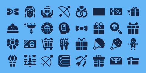 bow icon set