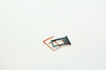 The SIM tray black and pink is used by the manufacturer. In the shop Real place, white background clear
