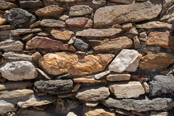 Steinmauer als Hintergrund