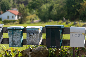 Postkästen in Schweden