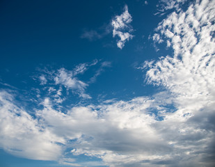 Blue Sky and some clouds in Holbox