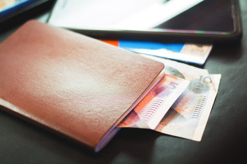Employees are putting nano SIM cards in the store for customers to buy,Travel concept requires...
