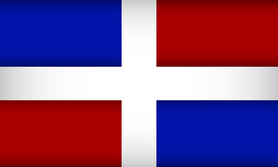 Flag of the Dominican Republic.