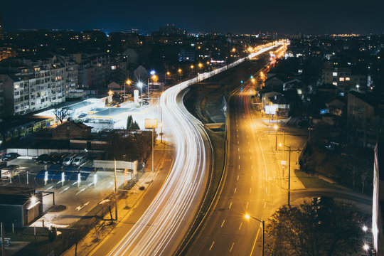 Boulevard in Sofia, Bulgaria