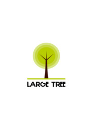 Obraz premium Tree on a white background