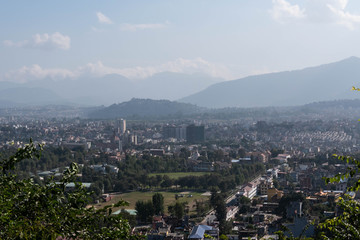 Nepal Kathmandu Asia view Monkey temple