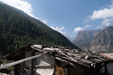 Annapurn circuit Nepal in October 2018 