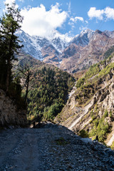 Obraz premium Annapurn circuit Nepal in October 2018 