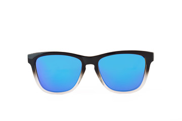 Sunglasses, front view isolated on white background