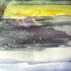 Naklejka premium old background with watercolor stains