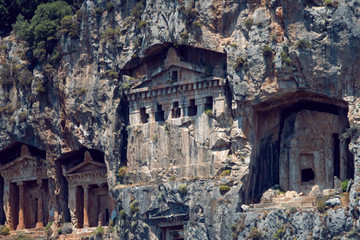 Lycian tomb on a Sunny day