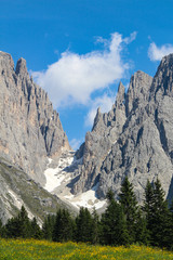Sassolungo in the Dolomites