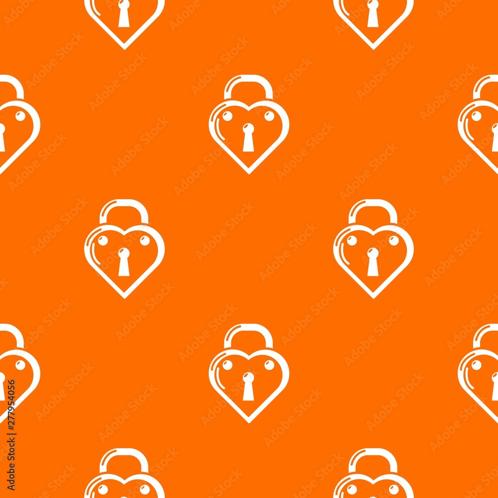 Aufkleber lock decorative pattern vector orange for any web design best