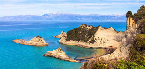 Akra Drastis cape in Corfu Island