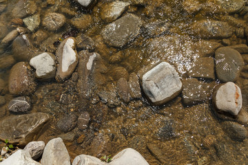 Abstract background with stones. Pebbles, coast. Abstract background with stones.