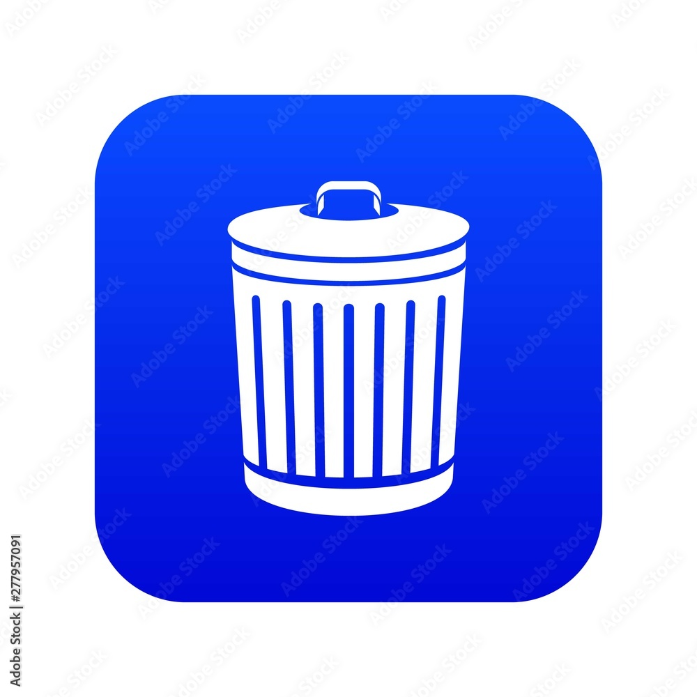 Poster bucket with cap icon. simple illustration of bucket with cap vector icon for web
