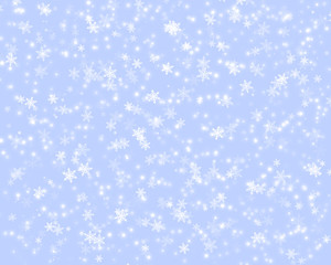 background with beautiful snowflakes for new year and christmas
