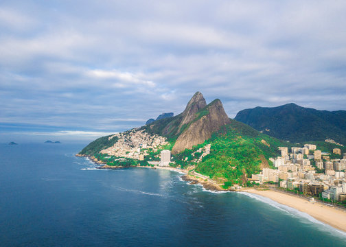 The famous beach Ipanema in Rio de Janeiro