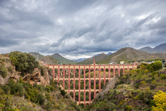Aqueduct Puente del Aguila, Nerja, Spain