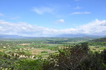 Fototapeta na wymiar Paysage Vaucluse, Provence Alpes Côte d'Azur (Sud de la France)