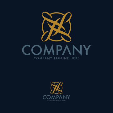 Creative Cotton And Textile Logo Template