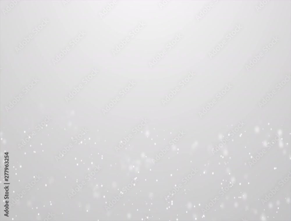 Poster abstract festive white motion background with defocused round bokeh lights. particle shine. xmas
