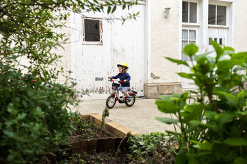 En vélo a trois ans