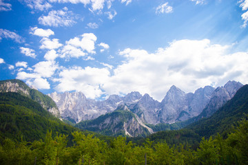 Fototapeta premium gorgeous view of moutain Spik in Julian Apls