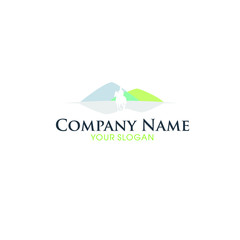 best original logo designs inspiration and concept for mountain and horse rider or coachman equestrian by sbnotion