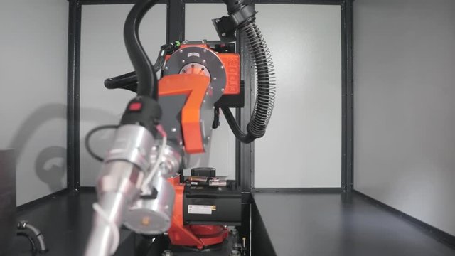 Automated Robotic Arm With Welding Tools Fabrication